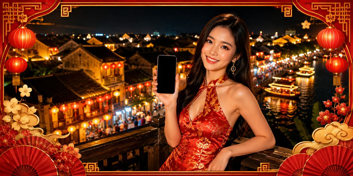 Khách hàng tại Hội An sử dụng dịch vụ thanh toán trực tuyến trên điện thoại